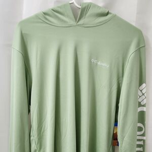 Columbia Rapid Creek Mint Green Pullover Hoodie Mens Small